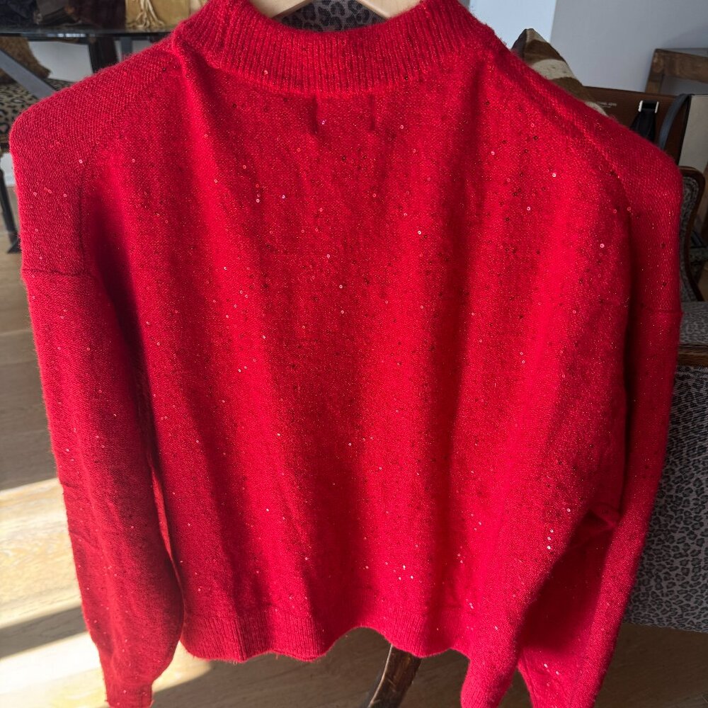 Beautiful Red Sweater - Picture 4 of 4